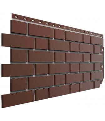 Фасадные панели (Цокольный Сайдинг) Деке Флемиш STANDARD Коричневый