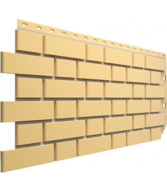 Фасадные панели (Цокольный Сайдинг) Деке Флемиш STANDARD Желтый 